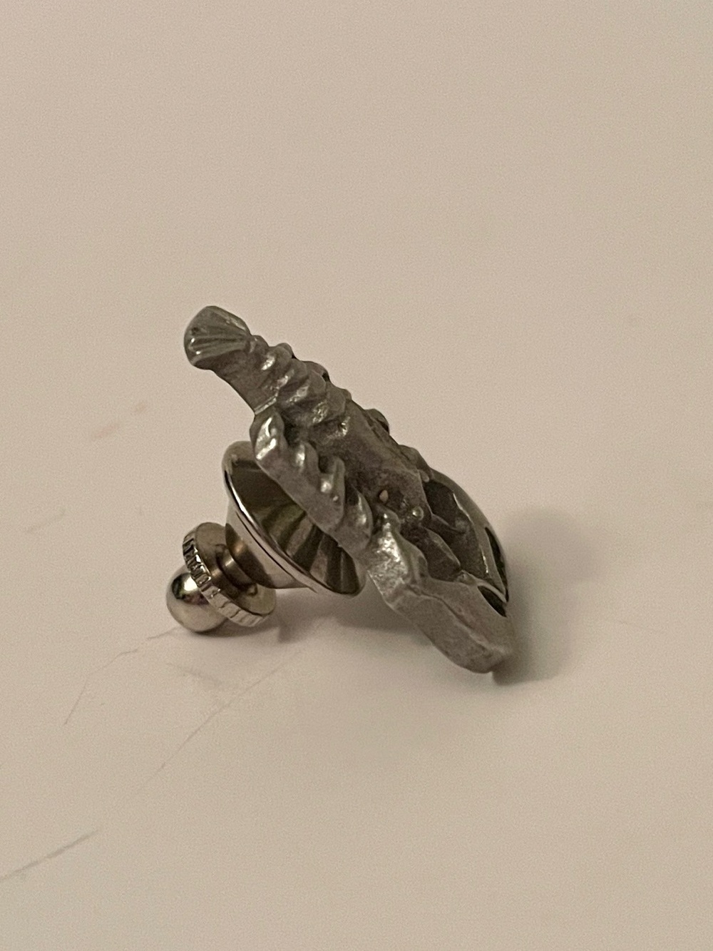 Vintage Pewter Lobster Lapel Pin Silver Tone Sea Life Crustacean Tie Tack⁠ - Picture 7 of 15